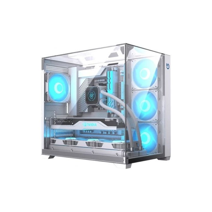 Hiditec Caja ATX Gaming Sky White USB 3.1 TYPE-C