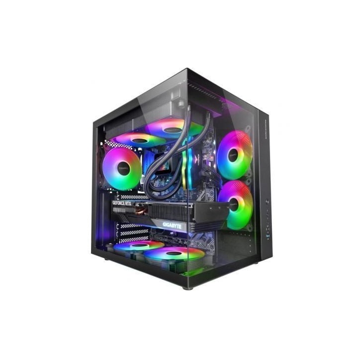 MARS GAMING MCV-ONE Atx Doble Cámara Negro