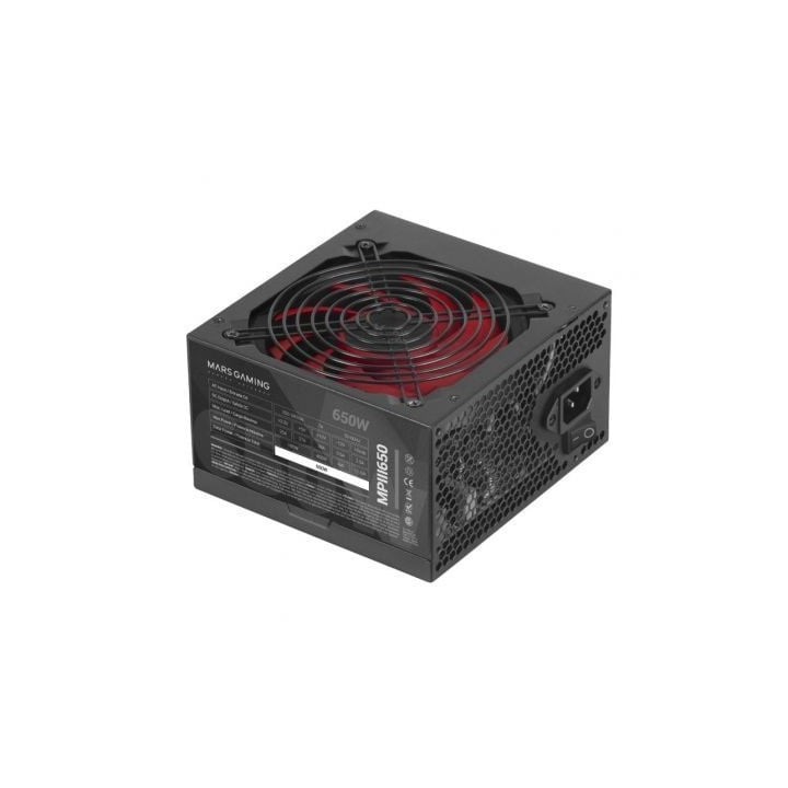 Fuente de Alimentación Mars Gaming MPIII650/ 650W/ Ventilador 12cm
