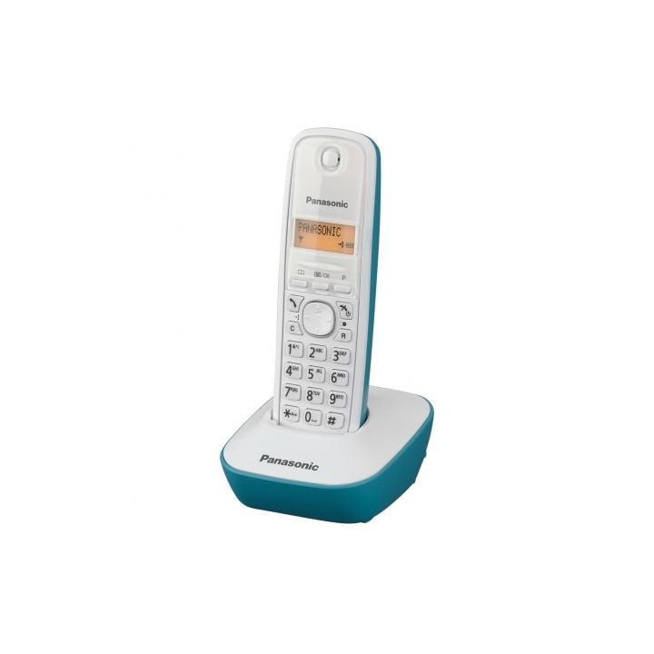 Teléfono Inalámbrico Panasonic KX-TG1611/ Blanco/ Azul