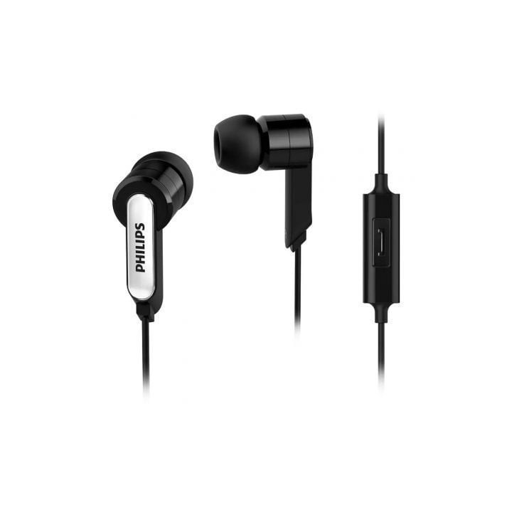 Auriculares Intrauditivos Philips SHE1405/10/ con Micrófono/ Jack 3.5/ Negros