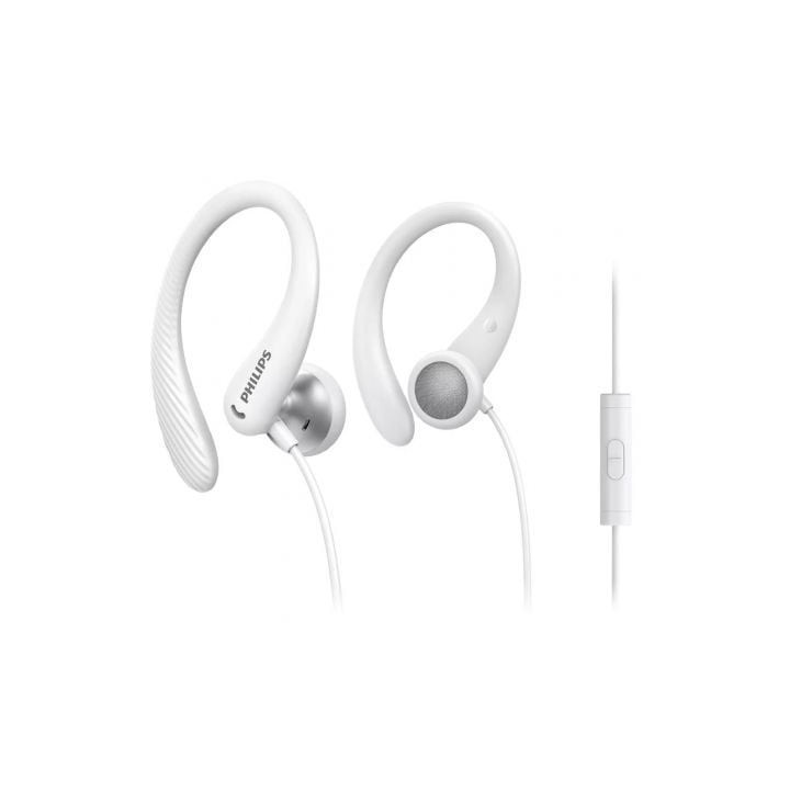 Auriculares Deportivos Philips TAA1105WT/ con Micrófono/ Jack 3.5/ Blancos
