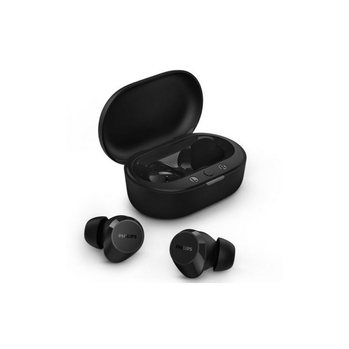 Auriculares Bluetooth Philips TAT1209 con estuche de carga/ Autonomía 6h/ Negros