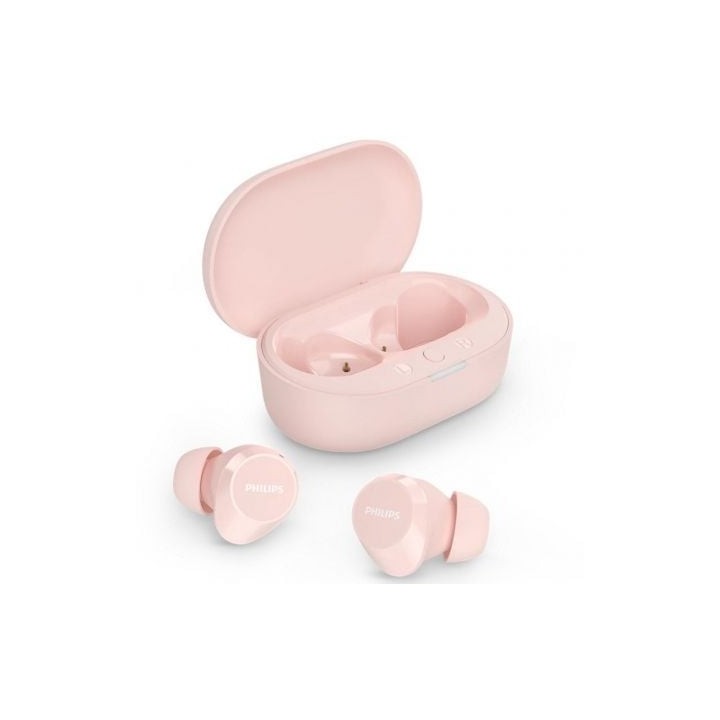 Auriculares Bluetooth Philips TAT1209 con estuche de carga/ Autonomía 6h/ Rosas