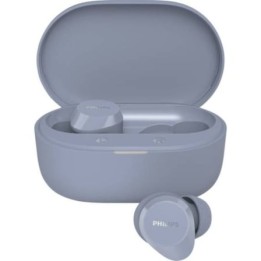 Auriculares Bluetooth Philips TAT1300LB con estuche de carga/ Autonomía 6h/ Azules