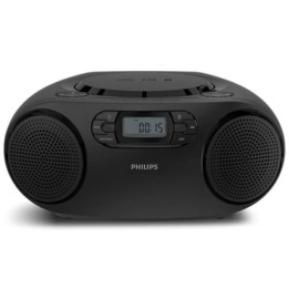 Radio CD Philips TAZ2000B/ 3W RMS/ con Cable/ con Pilas/ Negra