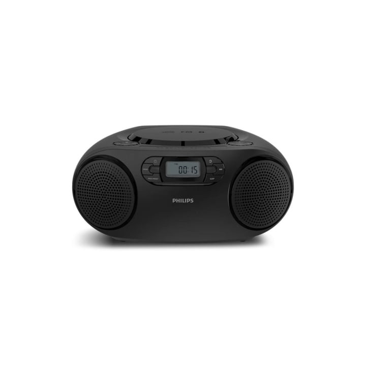 Radio CD Philips TAZ2000B/ 3W RMS/ con Cable/ con Pilas/ Negra