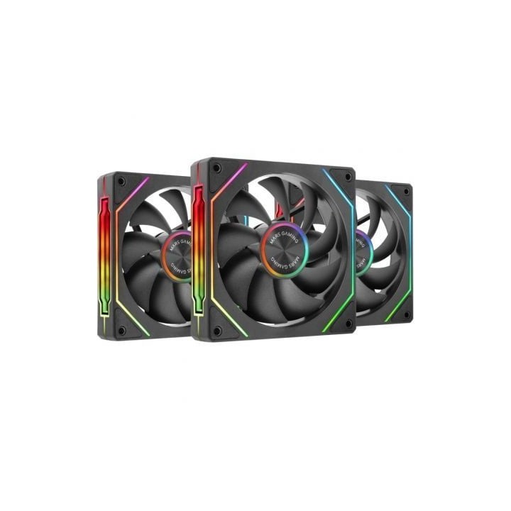 Pack 3 Ventiladores Mars Gaming MF-LINKFINITYKIT2/ 12cm/ ARGB