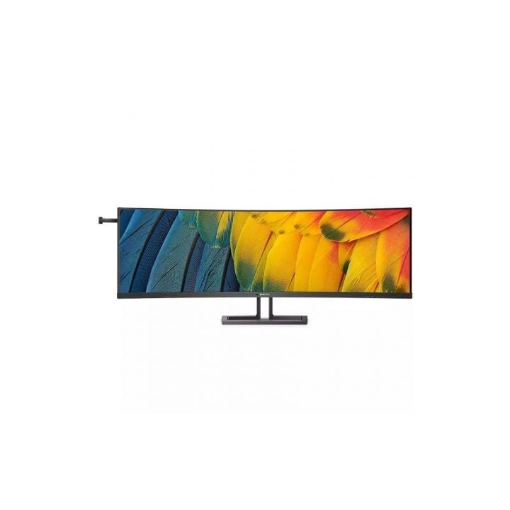 Monitor Profesional Ultrapanorámico Curvo Philips 45B1U6900C 44.5"/ Dual QHD/ Multimedia/ Regulable en altura/ Negro