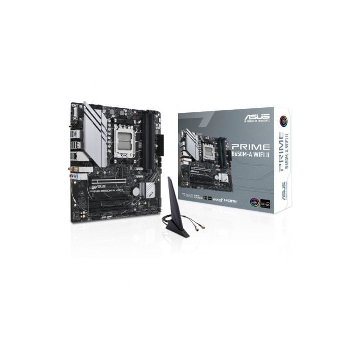 Placa Base Asus Prime B650M-A WIFI II Socket AM5/ DDR5/ PCIe 5.0/ Micro ATX