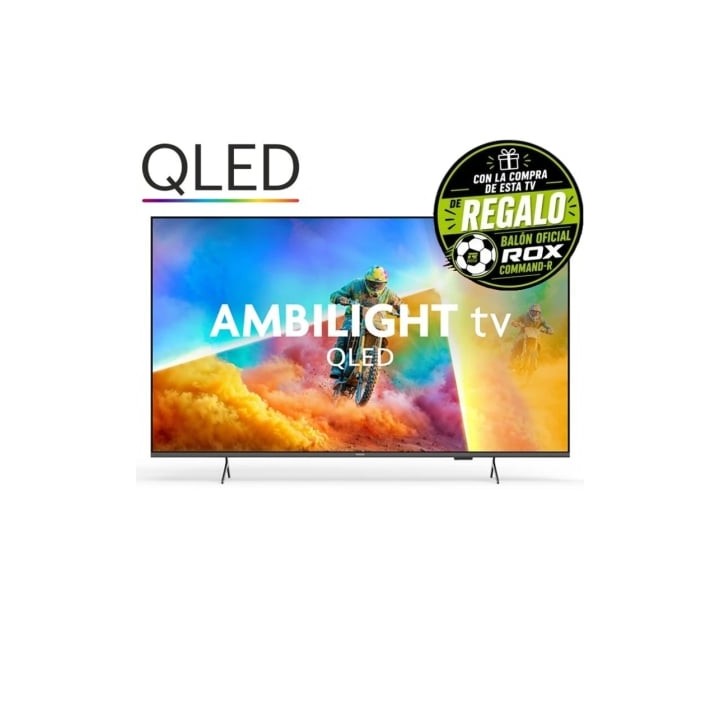 Televisor Philips QLED 55PQS8501 55"/ Ultra HD 4K/ Ambilight/ Smart TV/ WiFi