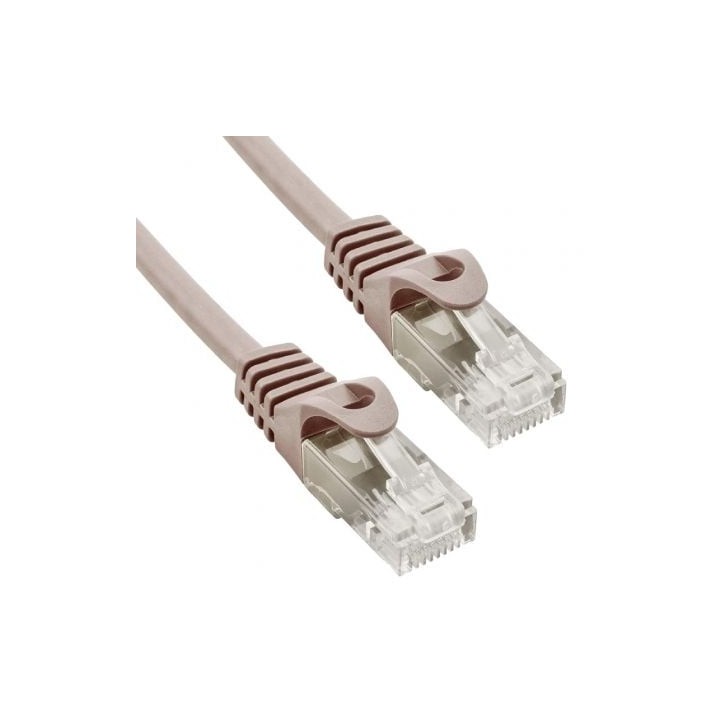 Cable de Red RJ45 UTP Phasak PHK 1652 Cat.6/ 25cm/ Gris