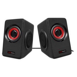 Mars Gaming Altavoces 2.0 MS1 negro/rojo