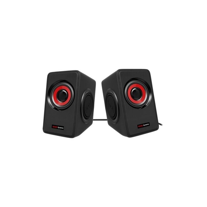 Mars Gaming Altavoces 2.0 MS1 negro/rojo