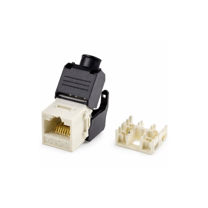 Conector RJ45 Phasak PHK-2220 Cat.6 UTP/ Blanco