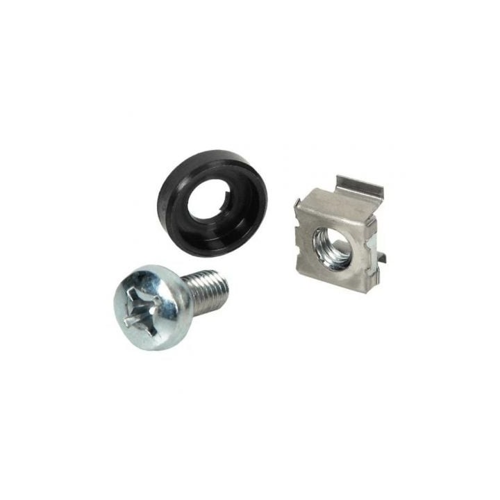 Kit de tornillos para rack Phasak PP 9100/ 10 unidades/ Incluye Tornillos + Tuercas + Arandelas