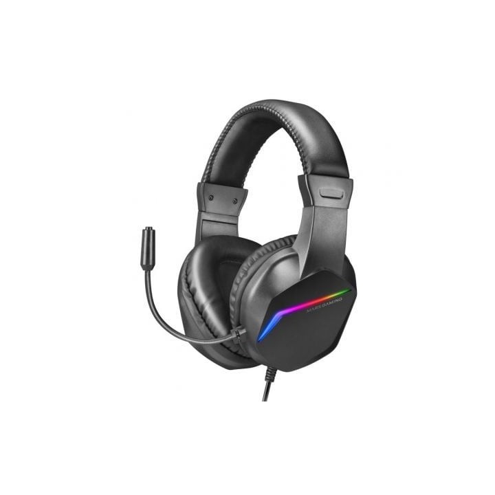 MARS GAMING Aur+micro MH122 FRGB Cancel.ruid Black