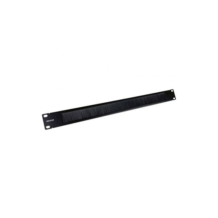 Panel Guía Cables con Cepillo para Rack 19" Phasak PA 1901/ Altura 1U