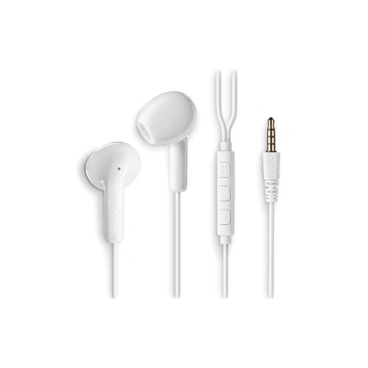 NGS Auricular Blanco Estéreo con cable JACK 3.5 mm