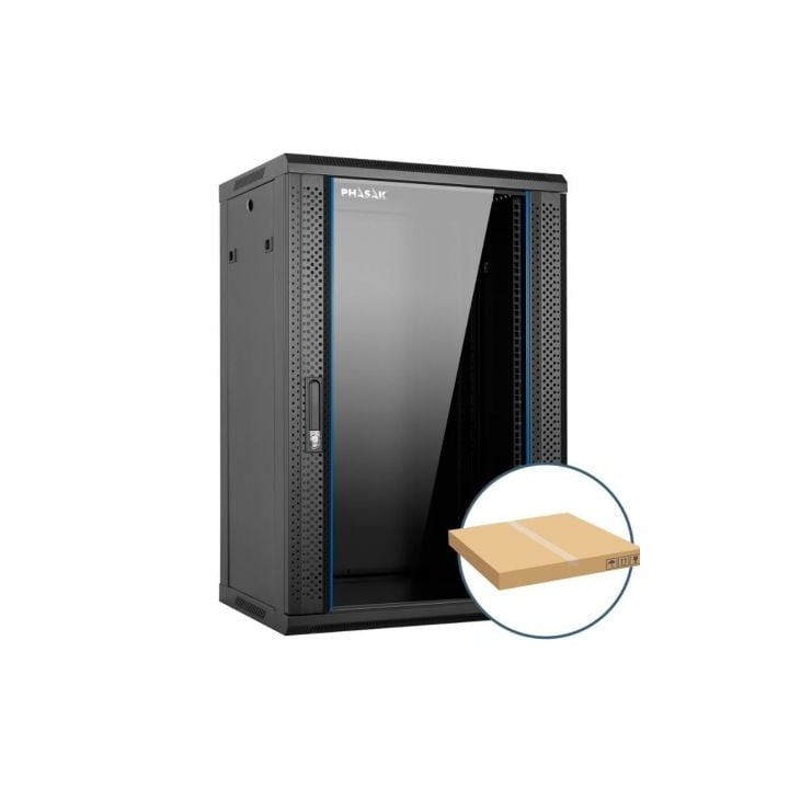 Armario Rack Mural Desmontado Phasak PHO 2220D/ 19"/ Altura 20U