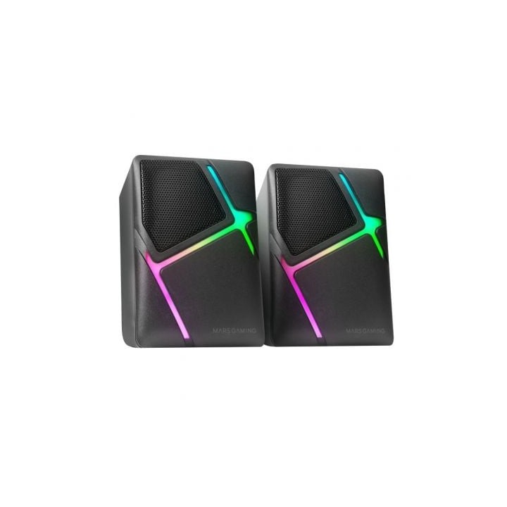 Mars Gaming Altavoces MS-H RGB Negro