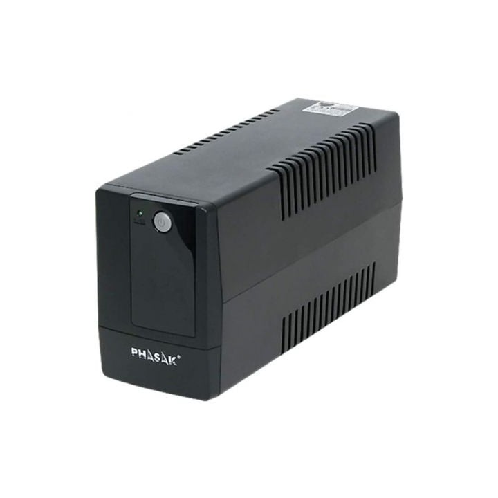 SAI Línea Interactiva Phasak Basic Interactive 600 VA/ 600VA-360W/ 2 Salidas/ Formato Torre