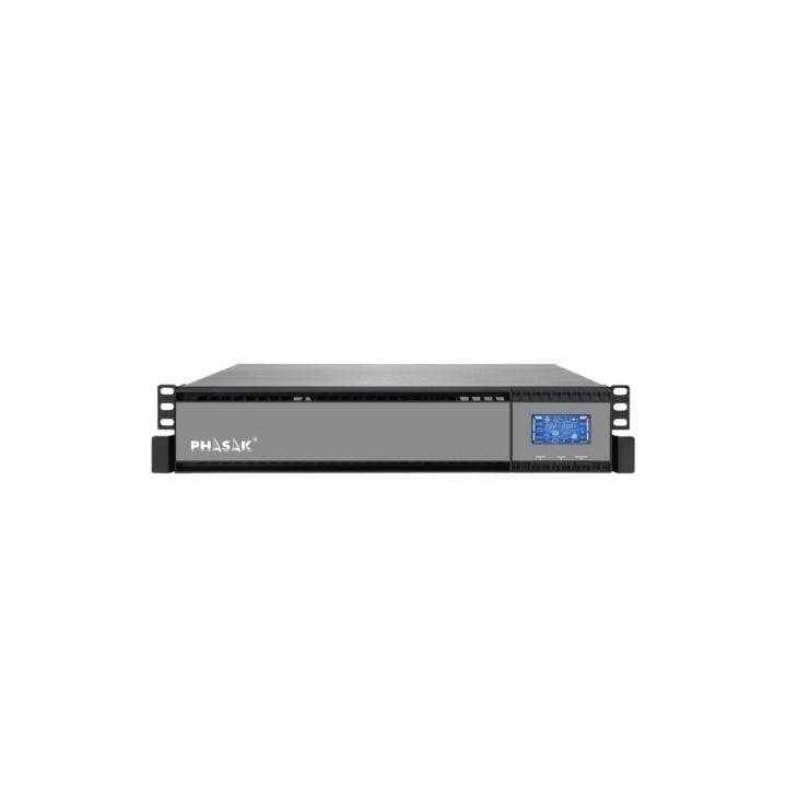 SAI Online Phasak Rack 19" 2000 VA Online LCD/ 2000VA-1800W/ 4 Salidas/ Formato Rack