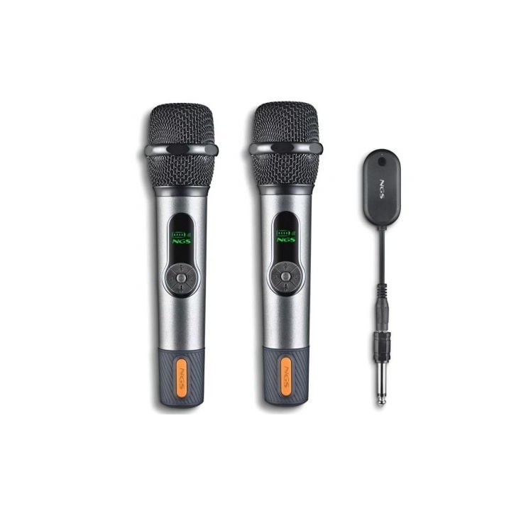 NGS Micrófonos inalámbricos Vocales Pack 2