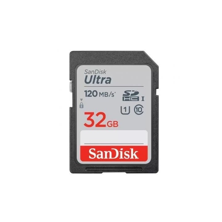 SanDisk Ultra 32GB SDHC Memory Card 120MB/s