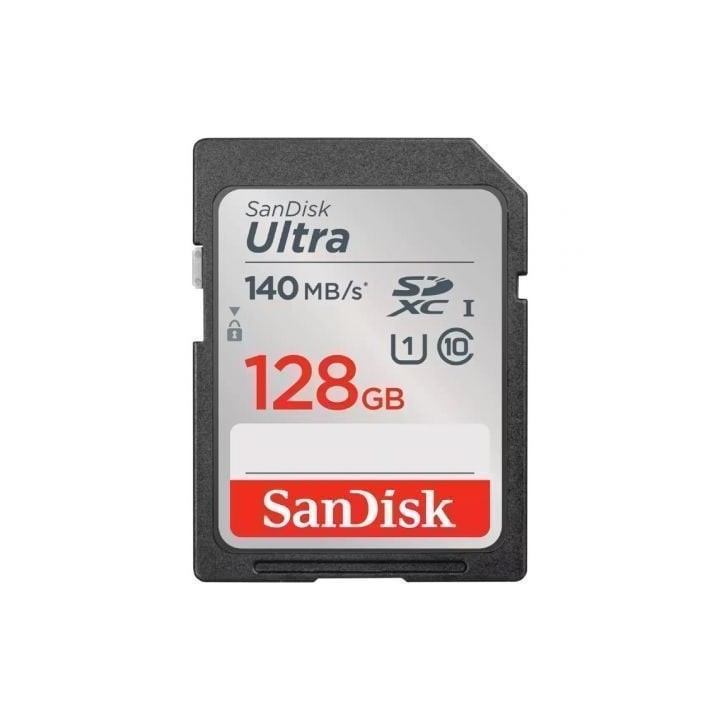Tarjeta de Memoria SanDisk Ultra 128GB SD HC UHS-I - SDXC/ Clase 10/ 140MBs