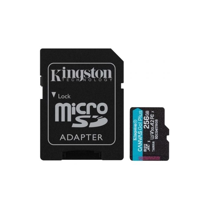 Kingston microSD Canvas Go! Plus 4 256GB 200 MB-s