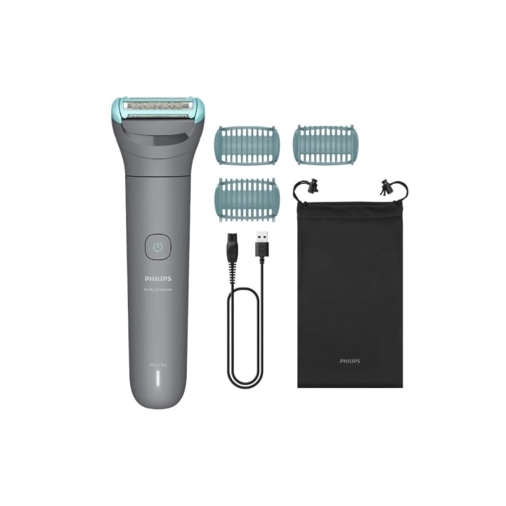 Cortabarbas Philips Body Groomer BG3485/15/ con Batería/ 3 Accesorios