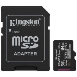 Kingston SDCS3/64GB microSDXC Gen3 100MB/s A1
