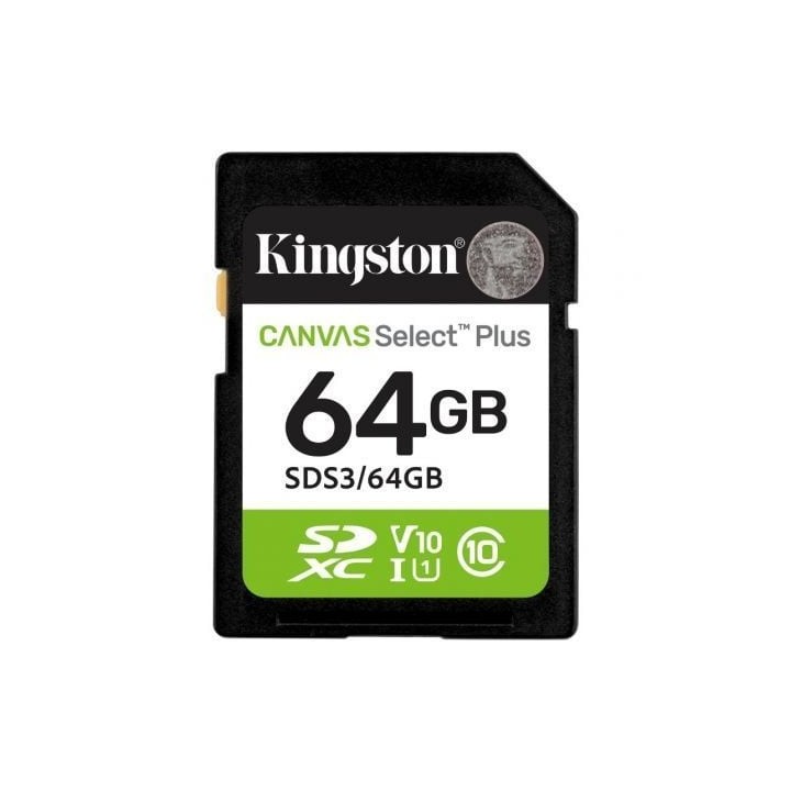 Kingston SD Canvas Select Plus Gen3 64GB 100 MB-s