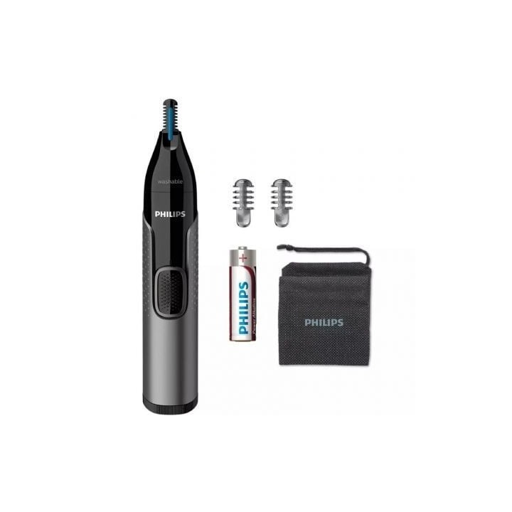 Perfilador Philips Nose Trimmer 3650 Serie 3000/ a Pilas/ 3 Accesorios