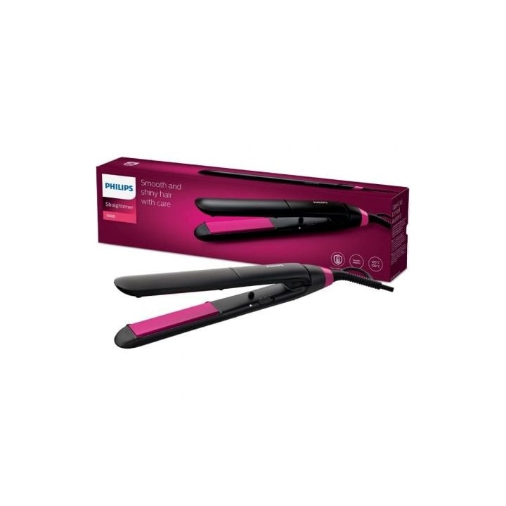 Plancha para el Pelo Philips StraightCare Essential BHS375 ThermoProtect/ Negra