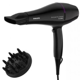 Secador Philips Drycare Pro BHD274/ 2200W/ Negro y Violeta