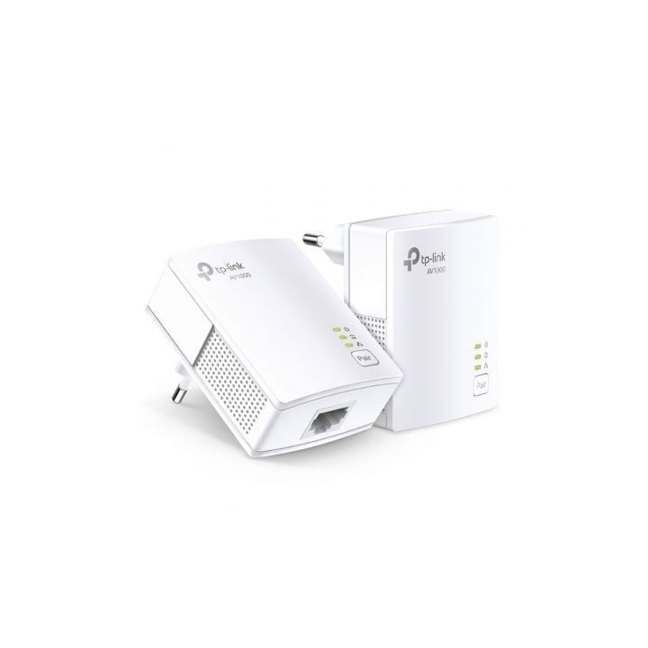 Adaptador Powerline TP-Link TL-PA7017Kit 1000Mbps/ Alcance 300m/ Pack de 2