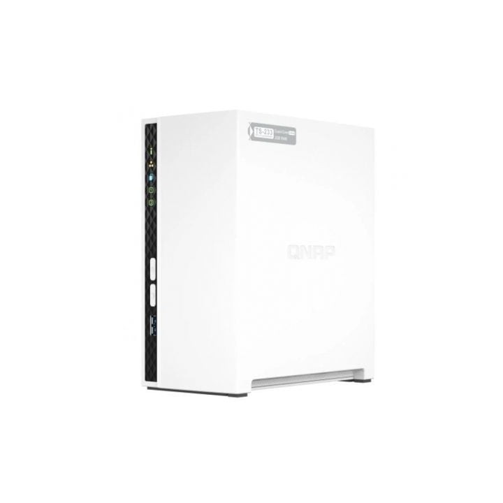 QNAP TS-233 NAS 2XHDD-Bay 1xGbE+1xUSB3.2