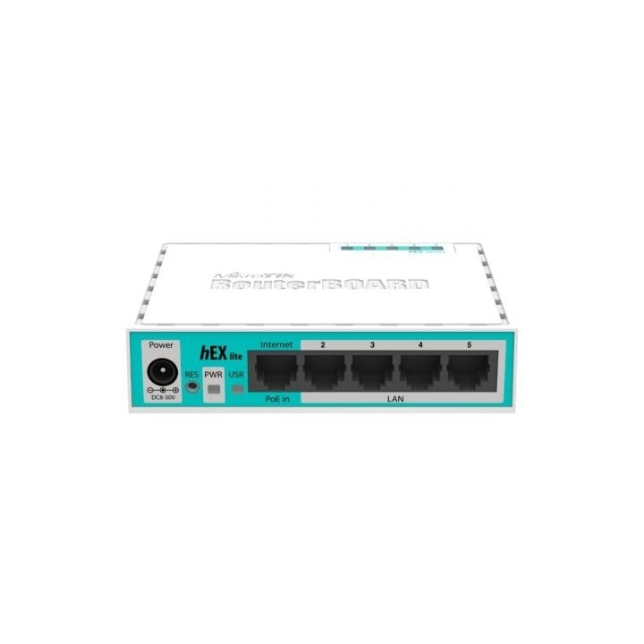 MikroTik RB750r2 hEX lite Router 5x10/100 L4