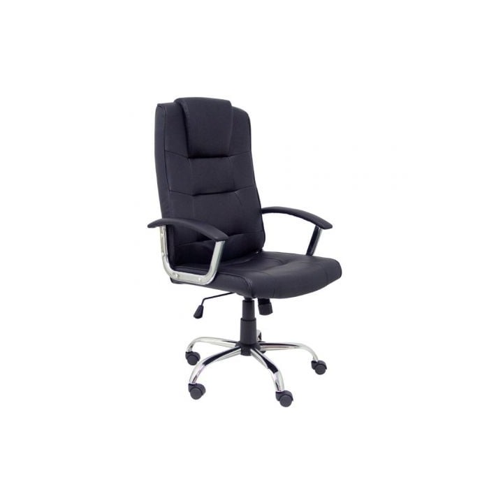 Silla de Oficina Piqueras y Crespo Guadalimar Similpiel 280DBSPNE/ Negro
