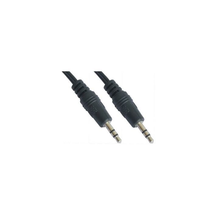 Nanocable Cable Audio, Jack 3.5/M-M, negro, 5 M
