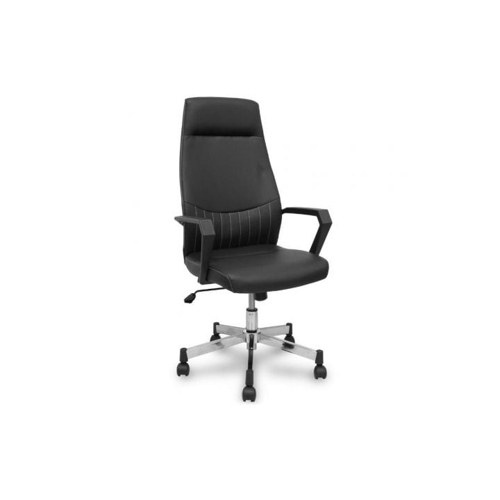 Silla de Oficina Piqueras y Crespo Opti520 520DBSP840CRRN/ Negra
