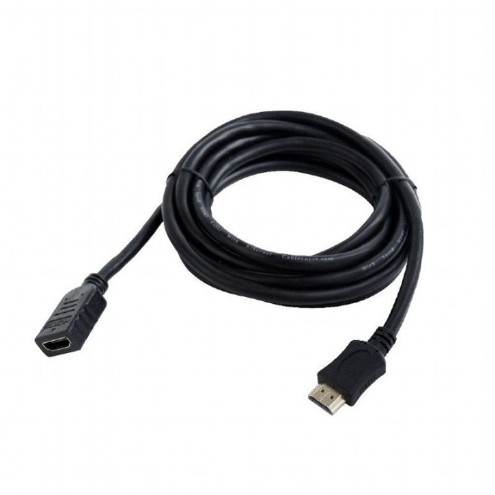Gembird Cable HDMI (M)-(H) Ethernet 1.8 Mts Ngr