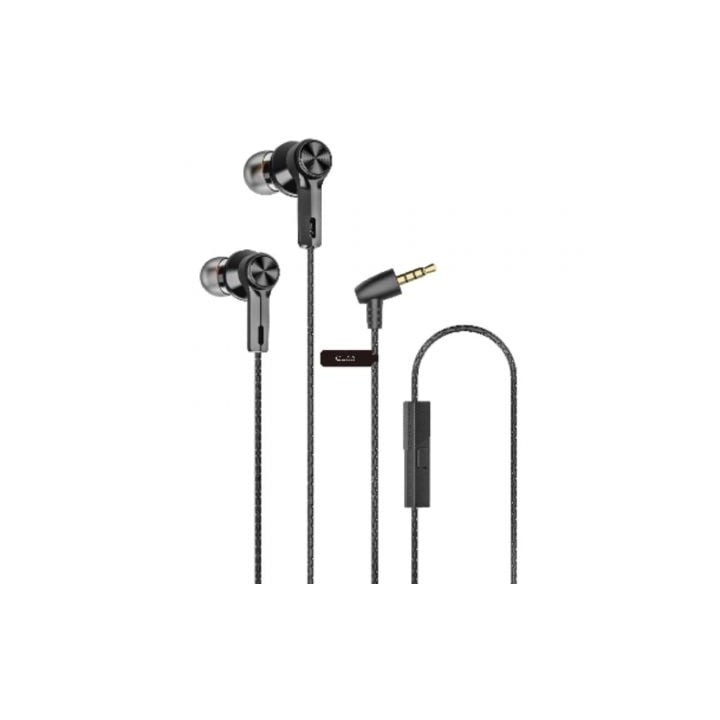 Auriculares Intrauditivos Qubo EB-100/ con Micrófono/ Jack 3.5/ Negros
