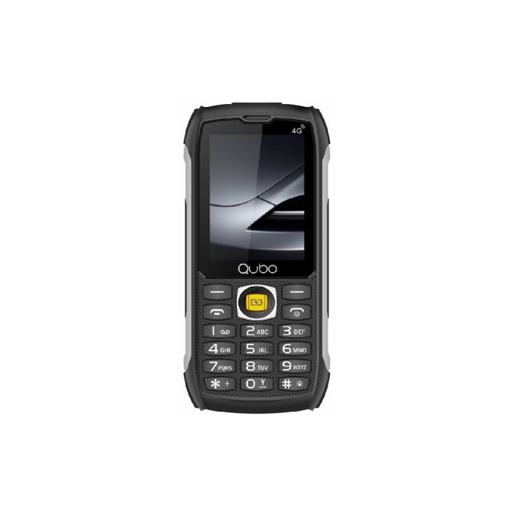 Teléfono Móvil Rugerizado Qubo ST-002 para Personas Mayores/ Negro