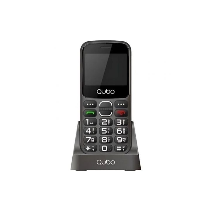 Teléfono Móvil Qubo X-230BKC 4G para Personas Mayores/ Negro