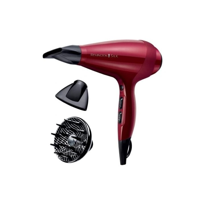 Secador Remington Silk Dryer AC9096/ 2400W/ Iónico/ Rojo