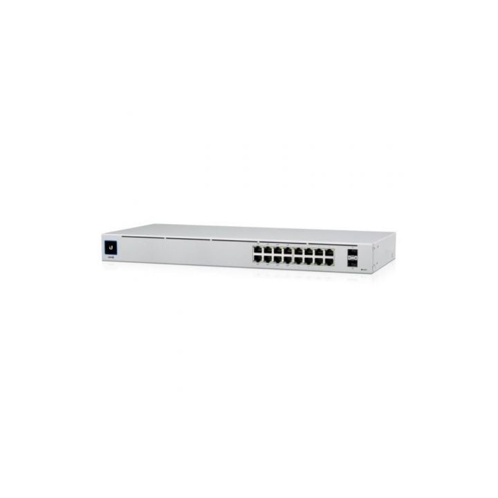 Switch Gestionable Ubiquiti USW-16-POE 16 Puertos/ RJ-45 Gigabit 10/100/1000/ SFP/ PoE+