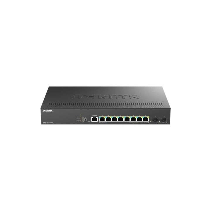 D-Link DMS-1250-10SP/E Switch 8xMG 2xSFP+ L2 PoE